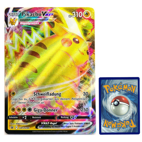 Pokemon pikachu vmax xxl jumbo - pokemon,