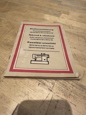 Veritas Bedienungsanleitung Modell 8014/29 und 8014/40 Haushaltnähmaschine