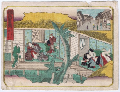 Shunga hommage an - an, hiroshige
