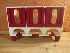 Teebeutelspender Tee Aufbewahrung  Teeregal Wand Teebox Organizer Küche Weinrot 