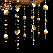 Papier Girlande Gold Stern