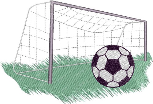 Stickdatei embroidery fussball - stickdatei/embroidery,