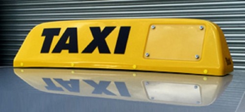 Nordirland taxi dach schild - nordirland,