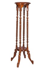 Blumenhocker Mahagoni Blumenständer Pflanzenhocker Pflanzentisch Retro Holztisch