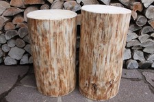 XXL Baumstamm Holzstamm # 46 cm-50 cm hoch # o ca. 25 cm Blumensäule  Holzhocker