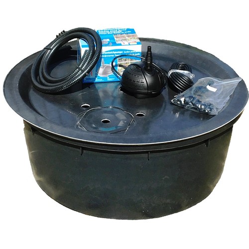 Becken mit gfk deckel - becken,