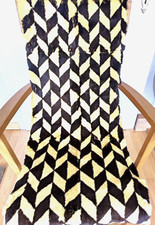 Kaninchen Decke, gelb/schwarz 110 cm x40 cm