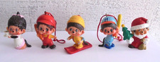 5x alte Figuren  Monchhichi