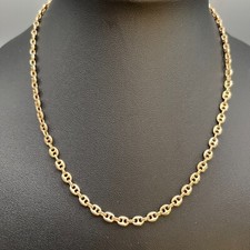 WUNDERSCHÖN & ZEITLOS KETTE "MARINA" SCHIFFSANKER 43 CM GELBGOLD WERT 1698,-