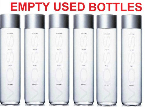 Voss glasflaschen gebraucht - 6x,