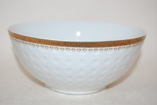 Schale Schüssel 20,5/9,5 cm 2375 Golfball Blütenkante Gold 4091  Arzberg