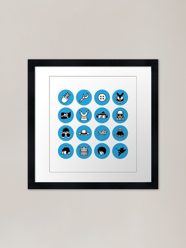 Anime icons gerahmter - anime,
