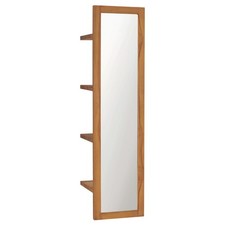 Teak massiv wandspiegel mit - teak,