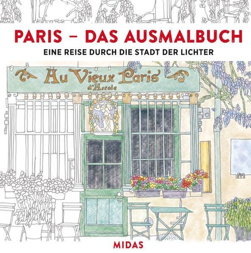 Paris das ausmalbuch - paris, eine
