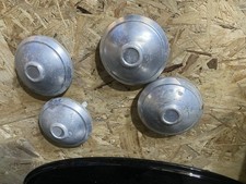 Altes Kinder Tretauto Moskwitch, Blech Tretauto Radkappen