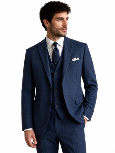 Wilvorst blau flanell teiler - 3,