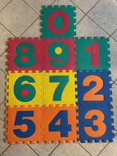 Schaumstoff Puzzlematte Zahlen 0-9 Schaumstoffmatte Puzzle Spielmatte