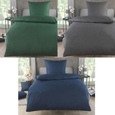 Baumwolle Bettwäsche 135x200 / 155x220 UNI einfarbig Bettbezug Renforce Oeko-TEX