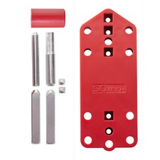 SOTECH Bohrlehre Montagehilfe für Tür Rosetten Garnitur BB / PZ / WC