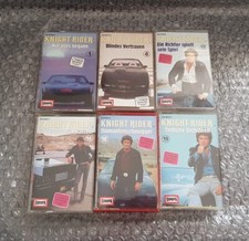Knight Rider MC Kassette Folge 1 4 13 15 18 19 Sammlung Hörspiel Hasselhoff Kult