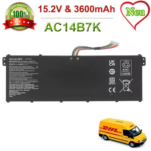 Neu ac14b7k akku für - akku,