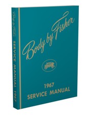 1967 Buick Und Oldsmobile Körper Reparatur Manuell Fisher Service Reparatur Buch