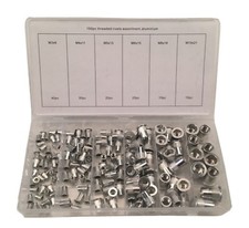 150 x Alu Blindnietmuttern Sortiment M3-M10 Nietmuttern Gewindeniete Nieten