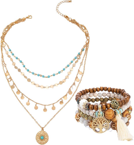 Boho schmuck set damen - schmuck,