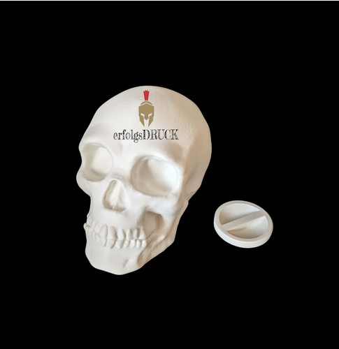 Totenkopf spardose mit - totenkopf,