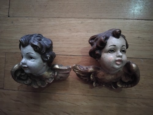 Vintage engel holz - 2x,