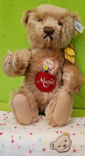steiff 408458 - Musik-Teddy 32cm Langhaar-Mohair caramel lim. 3879/7000 KFS