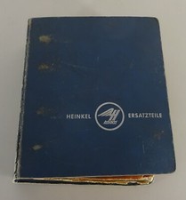 Teilekatalog / Ersatzteilliste Heinkel Kabine mit 175 + 200 ccm Ausgabe 1961