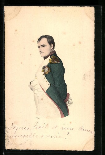 Künstler napoleon in - künstler-ak,