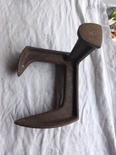 Antiker Schusterleisten Amboss Eisen dreifach Schuhmacher
