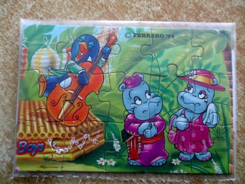 Puzzle happy hippo hochzeit - hippo, hochzeit"