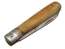 Vintage Taschenmesser mit Holzgriff Kabelmesser Klappmesser 1950er Jahre