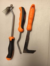 3er Set Unkrautstecher Edelstahl, Fugenkratzer Unkraut Hacke und Löwenzahnstech