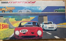 Arnold Minimobil 6006 Rennbahn 4 Fahrzeugen ca. 1971 mit OVP aus Sammlung