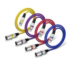 XLR Kabel Mikrofonkabel 1M 4er