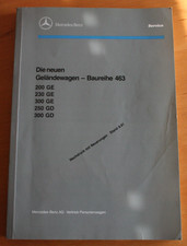 Werkstatthandbuch Mercedes G