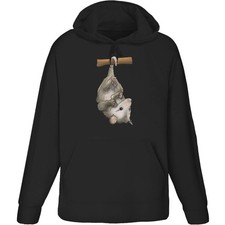 Hoodie / Kapuzenpullover "Hanging Baby Opossum" für Erwachsene (HO032220)