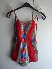 Badeanzug aus Baumwolle 50er Jahre Vintage