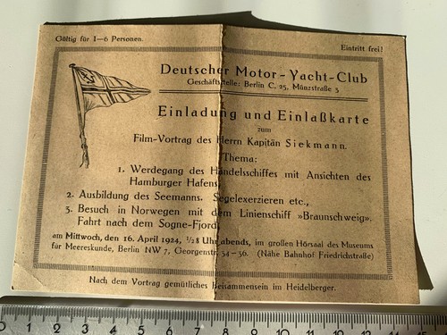 Einladung 1924 deutscher - einladung,