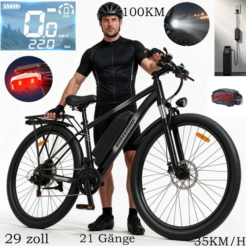 Zoll herren elektrofahrrad - 29,