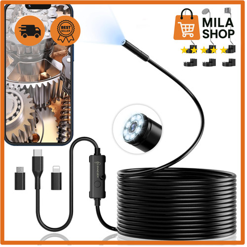 Endoskopkamera mit led licht - mit,