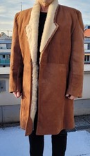 Lammfellmantel Wildleder