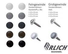 Fensterbankschrauben für Alu