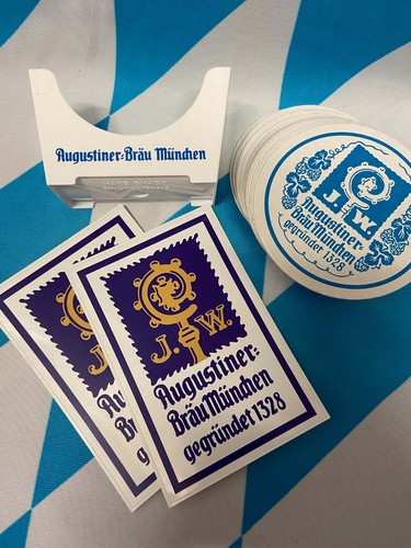 Tolles set augustiner bräu - set,