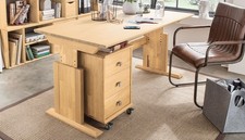 Schreibtisch 120cm Massivholz