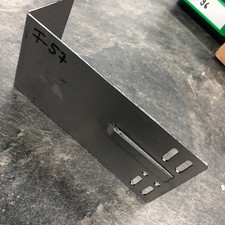 Wandkonsole Montagewinkel Fassadenbau Stahl Winkel 1,5 mm Blech 60 x 173 (F57)